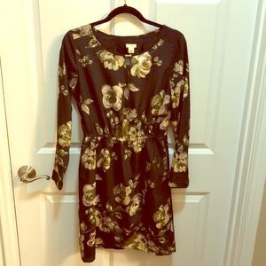 🖤💐J. Crew satin long sleeve dress💐🖤